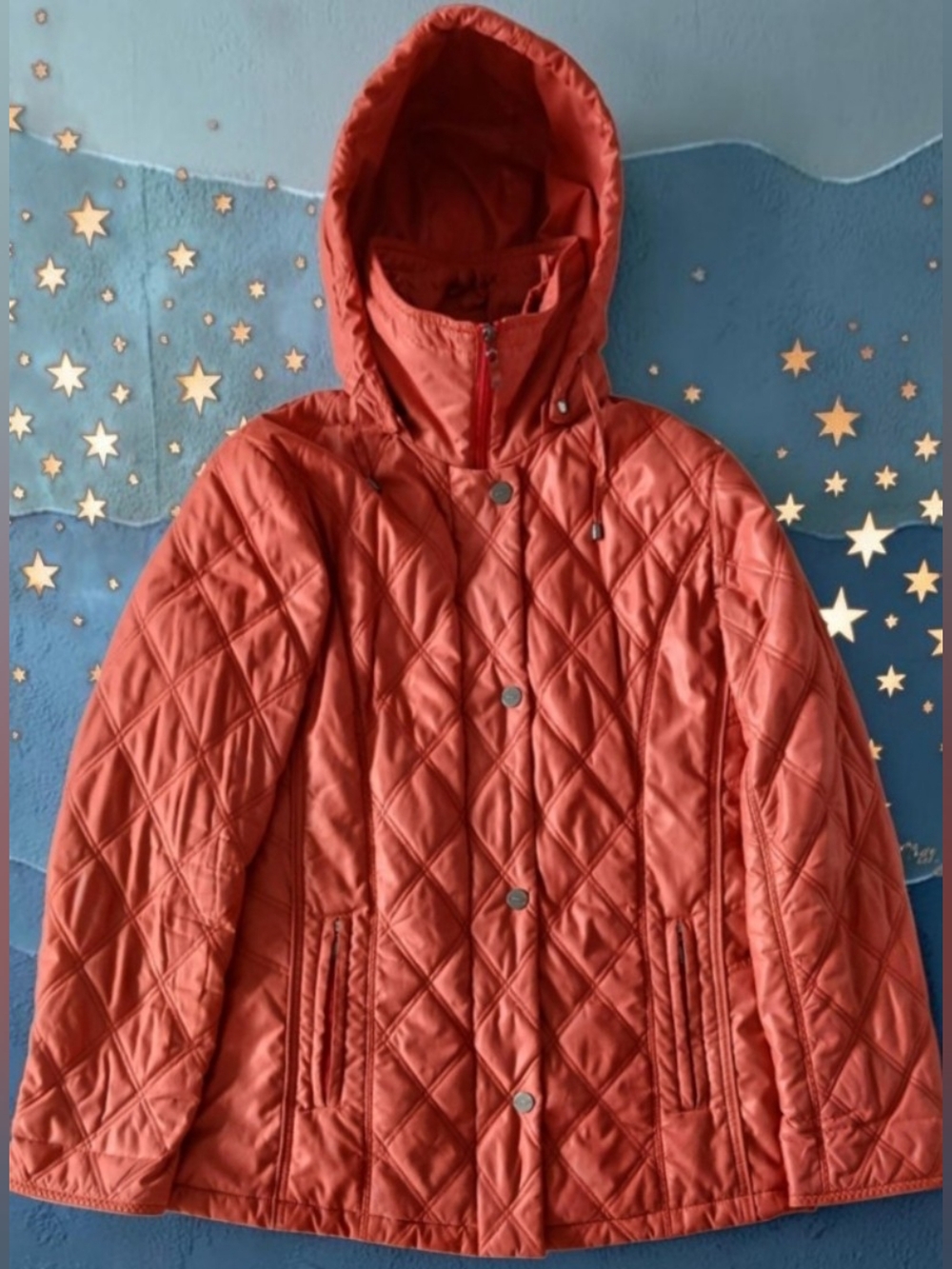 Junge Danmark Premium 90/10 Down Quilted Hooded Jacket Coral